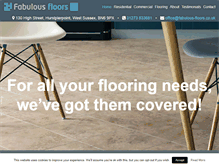 Tablet Screenshot of fabulous-floors.co.uk