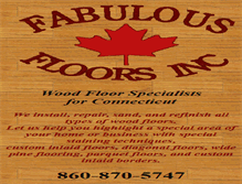 Tablet Screenshot of fabulous-floors.com